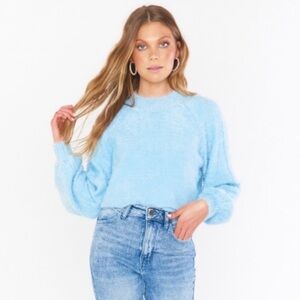Show Me Your MuMu Fuzzy, Cropped Vienna Sweater - NWT